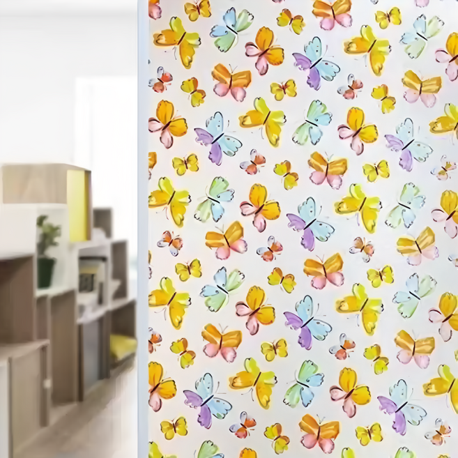 加大抗UV無膠玻璃靜電貼, 醉合歡