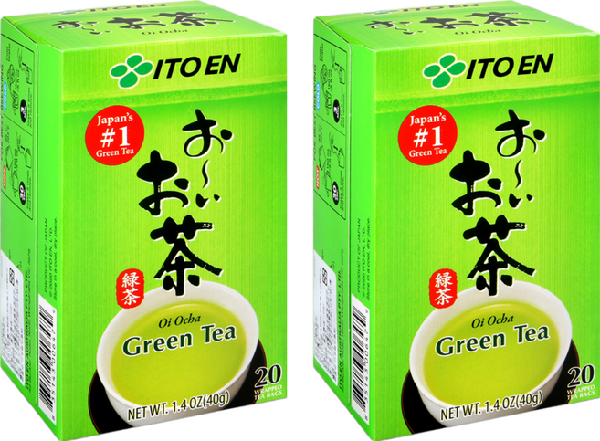 ITO EN 伊藤園 好喝綠茶包, 2g, 20包, 2盒