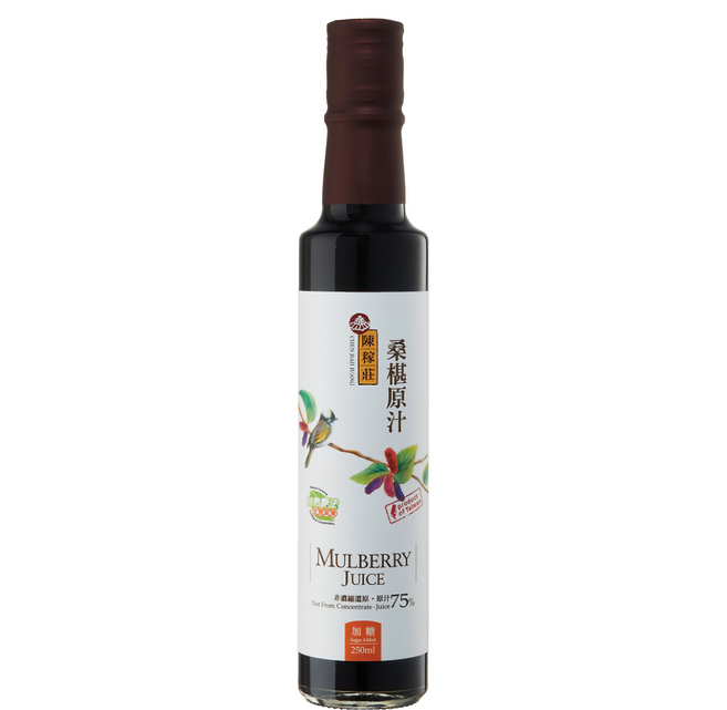 陳稼莊 桑椹原汁 加糖, 250ml, 1瓶