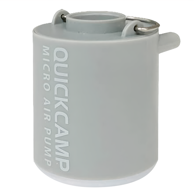 QUICKCAMP 打氣/抽氣兩用 微型充電式氣泵, 1個, 灰色