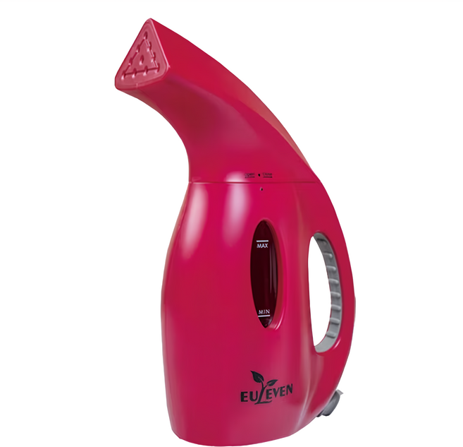 EULEVEN 有樂紛 蒸氣燙衣機 含蒸臉罩 320ml透明水箱 3D噴頭, SYJ-3048C, 桃紅色