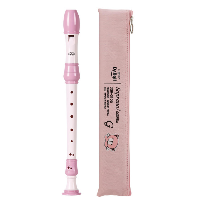DABell 德式高音直笛 DSR-310G, 1個, 粉色
