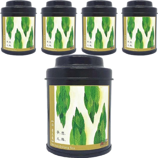 無藏茗茶 阿里山故事茶 白毫烏龍 小茶罐, 18g, 1入, 5罐