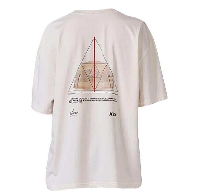 KZM VIVA DOME 短袖 S05 象牙白 2XL 100%棉
