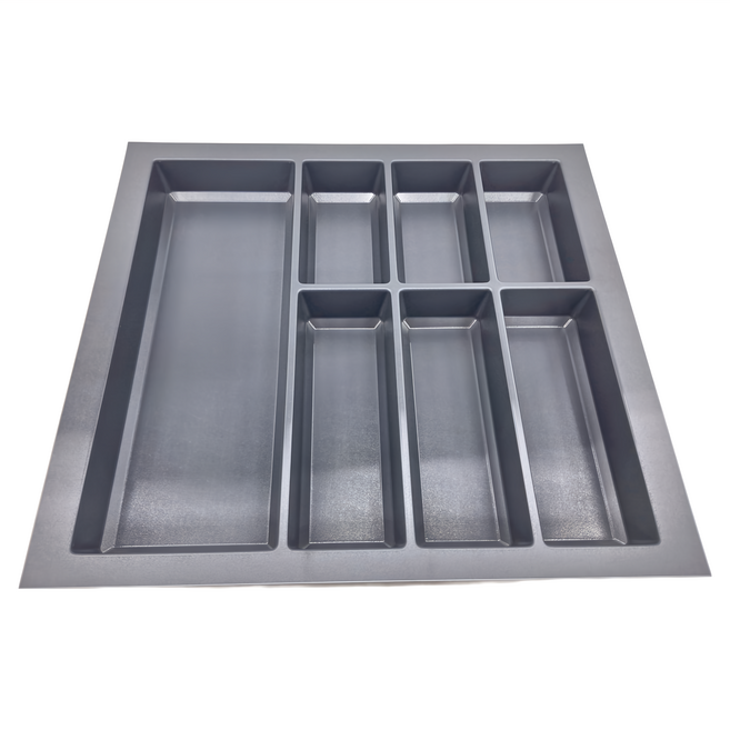 AGOfORM 刀叉盤適用於寬度 600mm 抽屜 530 x 483mm 500g, 深灰色, 1個