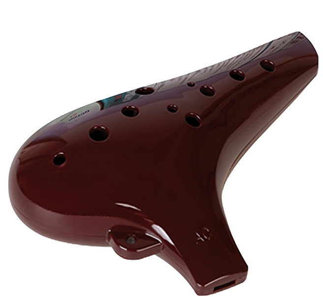 HDC Youngchang 高級中音陶笛, 酒紅色, 1個, YO-AP