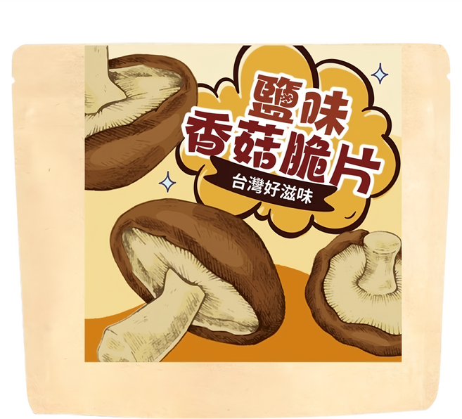 Cammie 佳美 鹽味香菇脆片, 50g, 1包