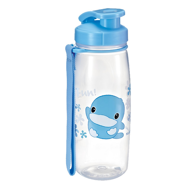KU.KU Duckbill 酷咕鴨 運動喝水壺, 藍色, 500ml, 1個