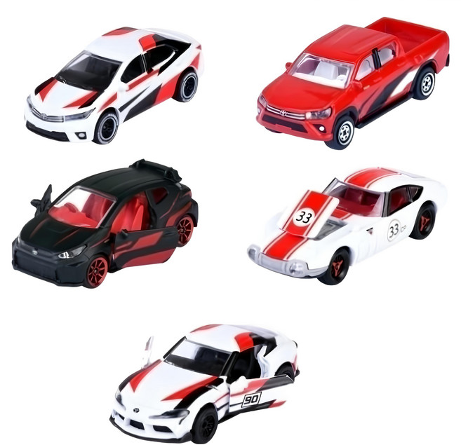 maJORETTE 美捷輪 toyota小汽車5件組, 1套