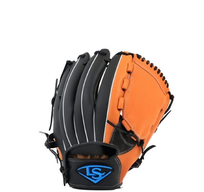 louisville slugger 路易斯威爾 ls 棒壘手套 bg 2.0系列 全封型 lb32201or1 黑橘, 1入