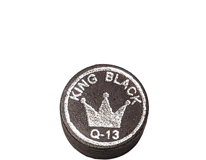 CHAO DIAMOND King Black 撞球皮頭, 1個, 黑色
