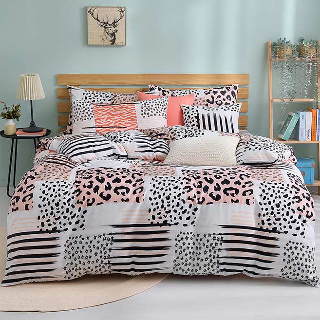 Blue Cat 藍貓 台灣製造銀離子抗菌床包 + 薄被套