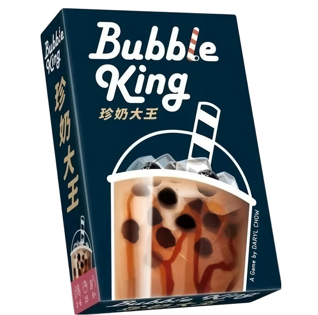 Homosapiens Lab 山頂洞人實驗室 珍奶大王 BUBBLE KING 繁體中文版, 黑色, 1盒