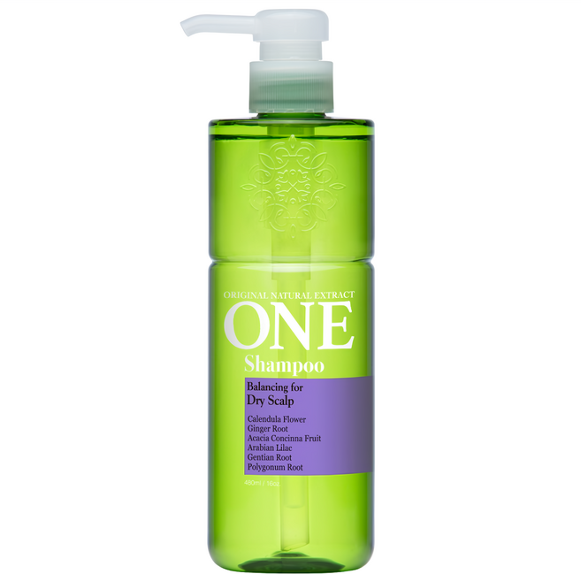 美琪 ONE 保濕平衡洗髮精, 480ml, 1瓶