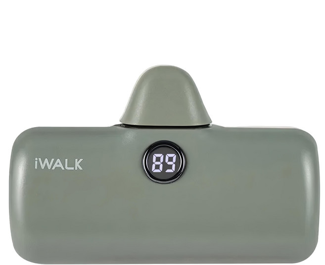 Iwalk Battery 口袋寶Pro閃充行動電源 Type-C, DBL5000PC, 草叢綠