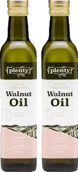 plenty 沛蘭緹 冷壓初榨核桃油, 375ml, 2瓶