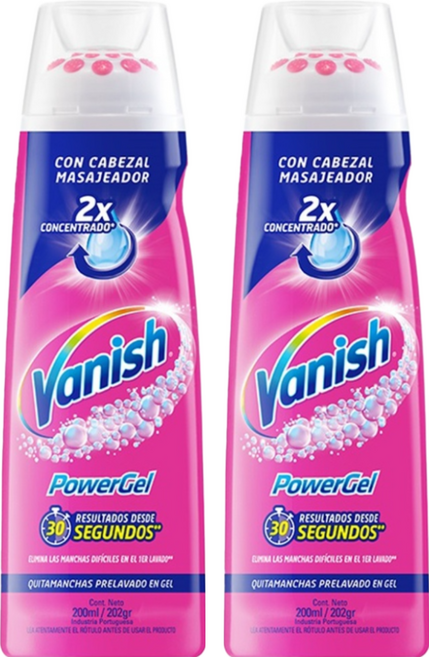 Vanish 漬無蹤 碧蓮第二代 衣物去漬凝膠, 200ml, 2瓶