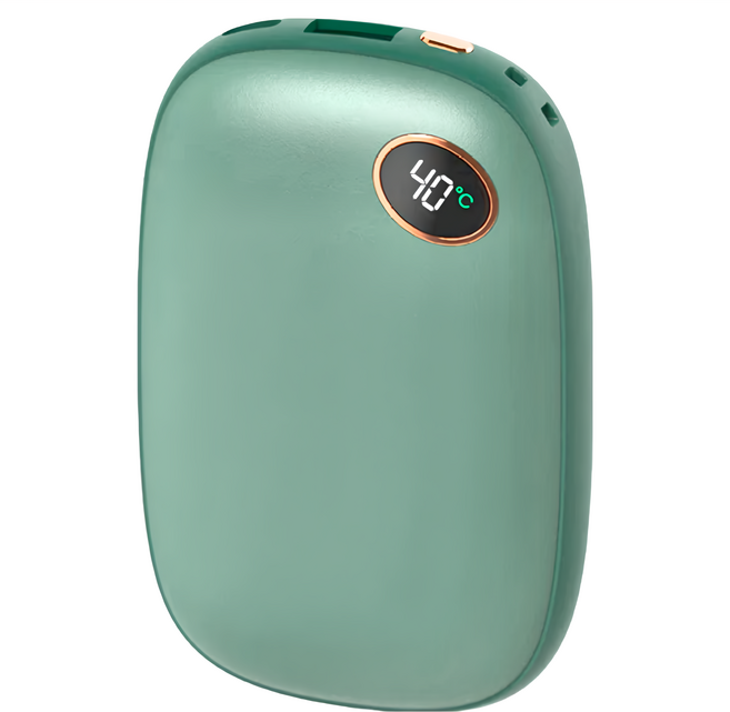 單雙面六檔調溫暖手寶, YT-5, 綠色