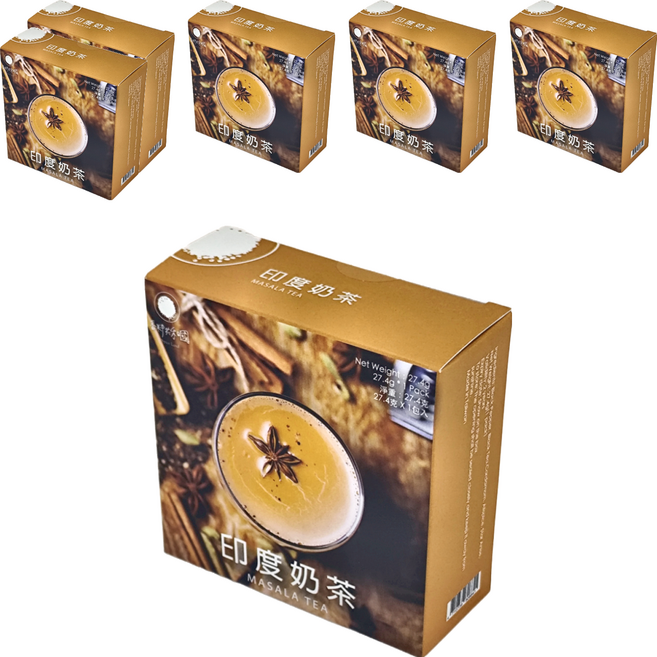 香料共和國 印度奶茶, 27.4g, 6盒, 1包