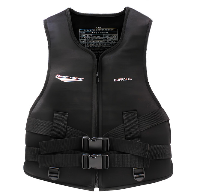 Buffalo 穿戴式輔助救生衣, 黑色