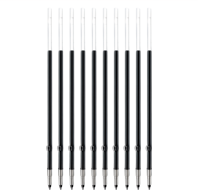 ZEBRA 斑馬牌 替芯 BIK7-BK/BR-6A-K-BK 0.7mm, 黑色, 10支