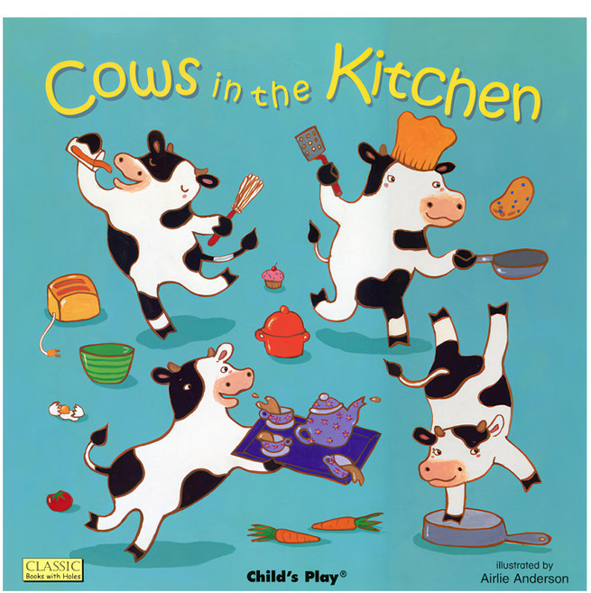 Child's Play 鵝媽媽歌唱繪本點讀版 Cows in the Kitchen Paperback+CD