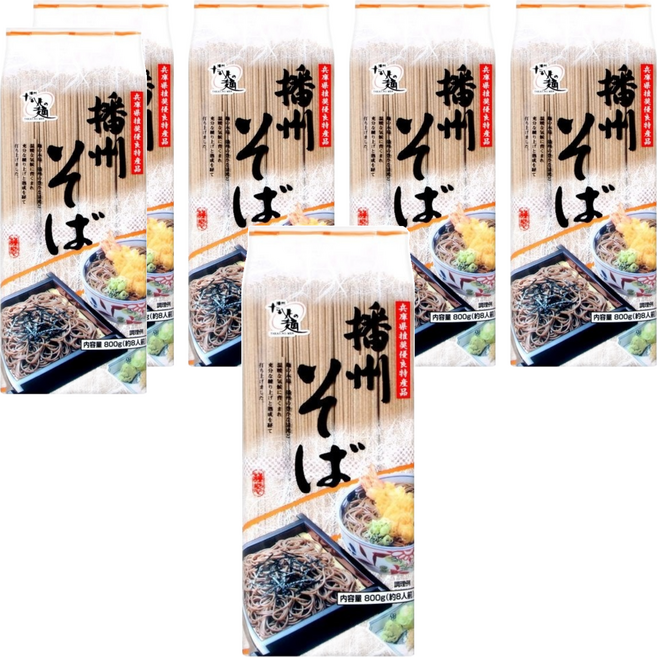 高尾製粉 高尾播州蕎麥麵, 800g, 6包