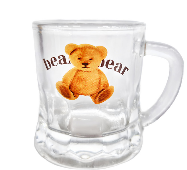 沐慕家居 熊熊shot杯 6入組 玻璃, 透明色, 1組