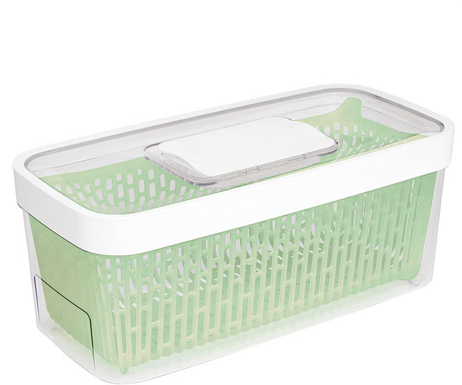 OXO 蔬果活性碳長鮮盒 4.7L 綠色, 1個, 1個