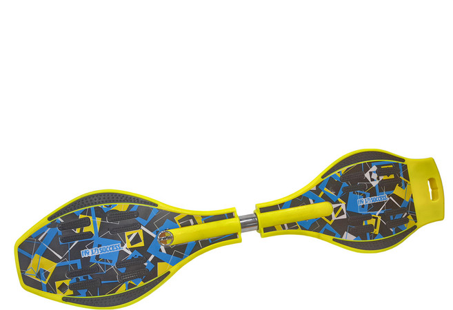 SUCCESS 成功 蛇板 ABEC-7高速軸承 + 80mm 極光輪, 黃色, 1台