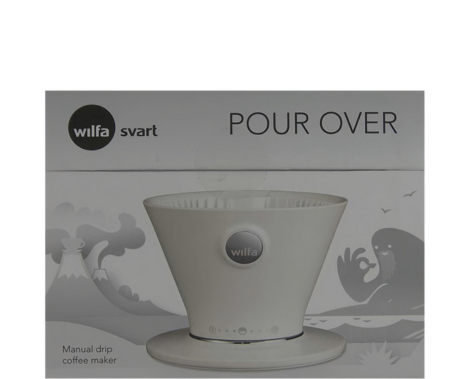 wilfa svart 冠軍濾杯 雪白 LSWFWSPOWH, 咖啡濾杯, 1個
