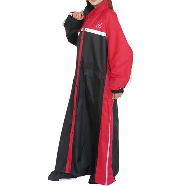 Moto cap 鈦鴻 內斜開側開風雨衣 M306