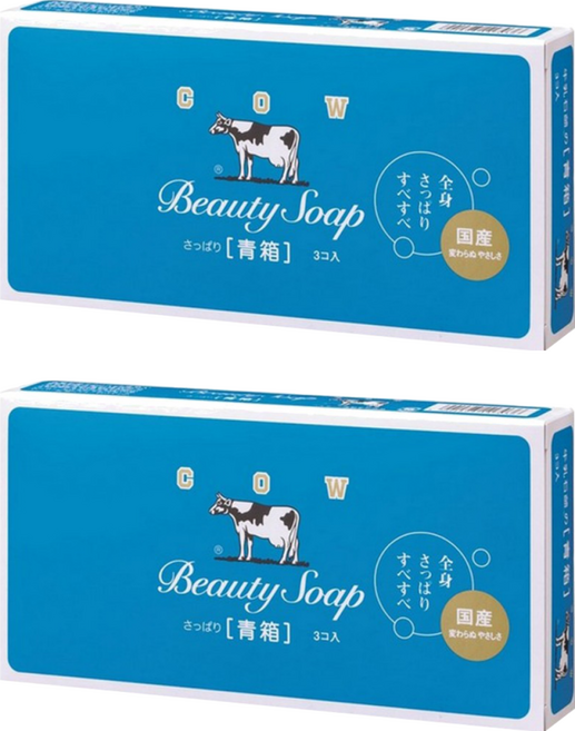 COW STYLE 牛乳石鹼 滋潤香皂 茉莉清爽, 85g, 6個