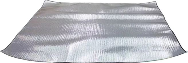 鋁箔防潮墊, 銀色, 2個