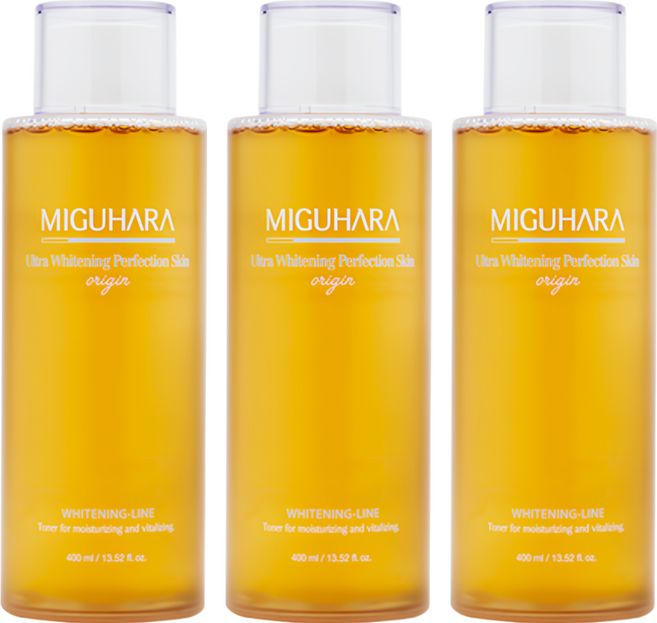 MIGUHARA 極致美白完美肌膚原液, 400ml, 3件