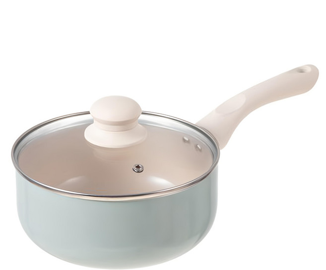 Tamsaa 陶瓷單柄湯鍋, 18cm, 薄荷綠, 1個