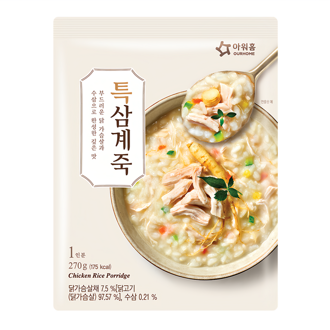 OURHOME 愛味弘 雞粥, 270g, 1包