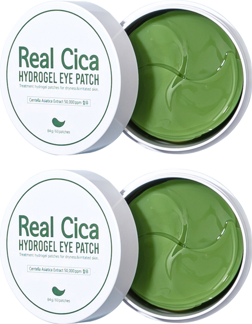Prreti Real Cica 積雪草水凝膠眼膜, 60片, 2罐