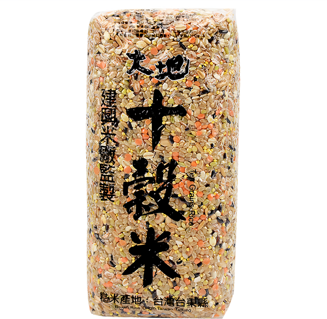 池上多力米 池上大地 十穀米, 1.5kg, 1包