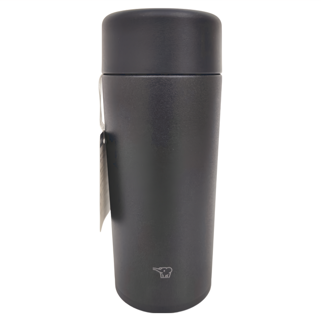 ZOJIRUSHI 象印 不銹鋼真空保溫杯 360ml, 黑色, 1個