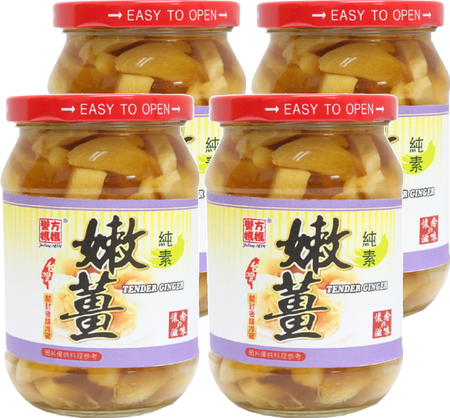 譽方媽媽 味醂嫩薑, 380g, 4罐