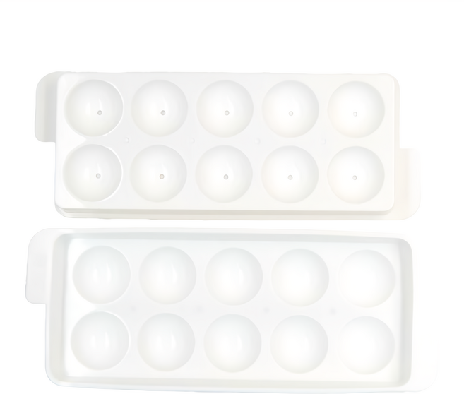 KOKUBO 小久保 小圓冰製冰盒 Set 2個, 白色