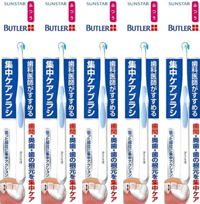SUNSTAR 三詩達 單束毛牙間刷 顏色隨機, 5支