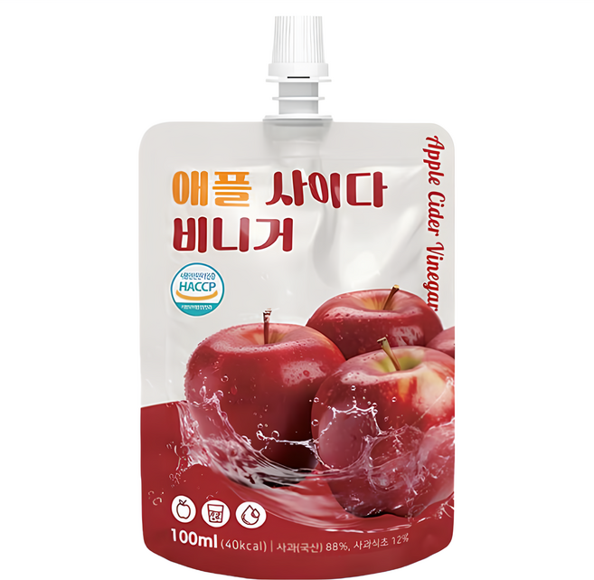 CHEONNYEON MEEIN 千年味人 蘋果醋飲, 100ml, 1包