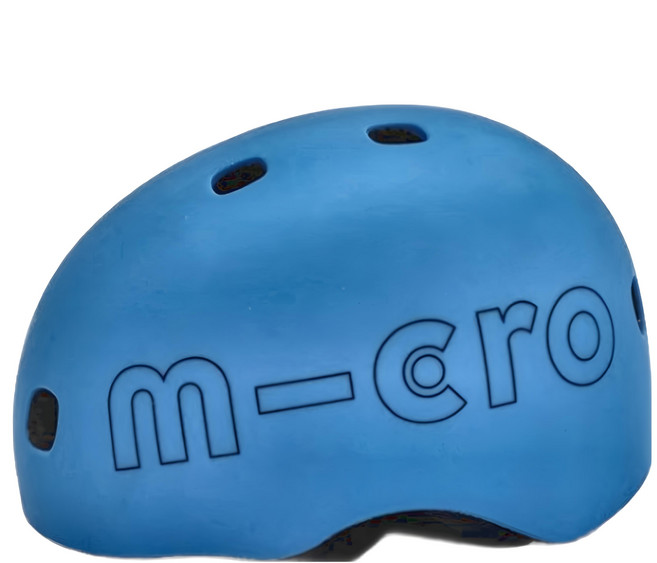 Micro Scooters 滑板運動用防護頭盔 52-56cm 335g 滑板車/自行車適用, 消光海洋藍, 1個