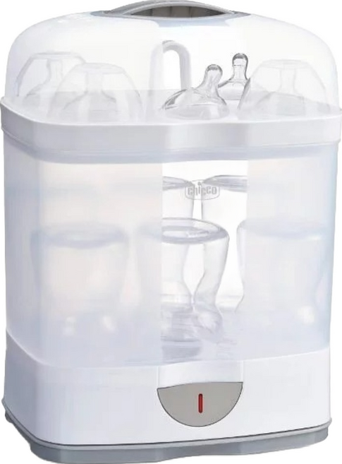 chicco 2合1電⼦蒸氣消毒鍋, White, A S98003511, 1個