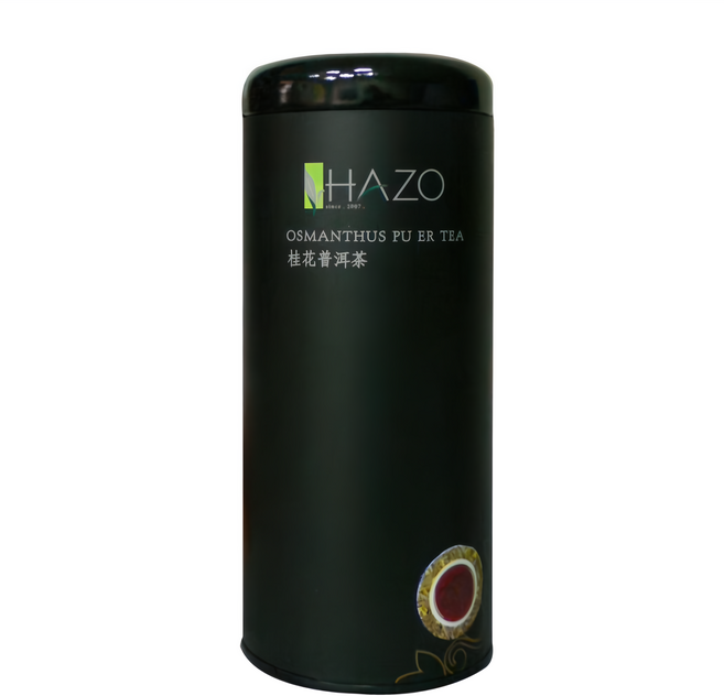HAZO 桂花普洱茶, 100g, 1罐, 1罐