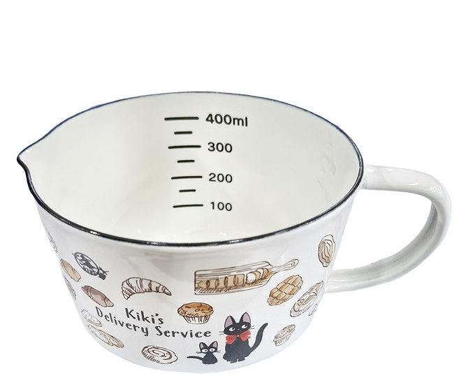 Skater 琺瑯大湯杯 450ml, KIKI 白色, 1個