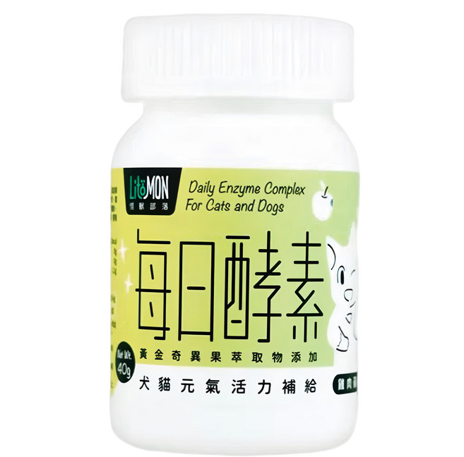 LitoMON 怪獸部落 每日酵素, 1罐, 促進新陳代謝
