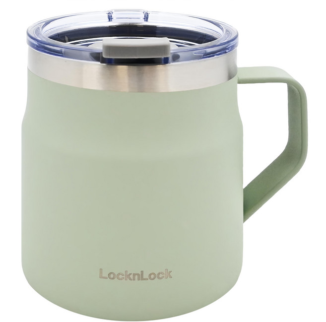LocknLock 樂扣樂扣 都會馬克咖啡杯, 薄荷綠色, 355ml, 1個